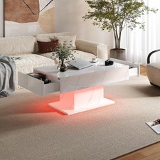 High Gloss LED Coffee Table