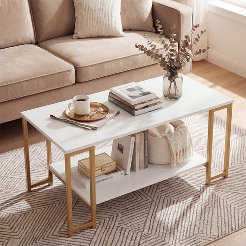 Tier modern coffee table - 2-tier,