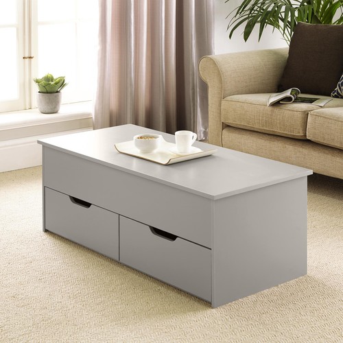 Wooden coffee table with lift - wooden,