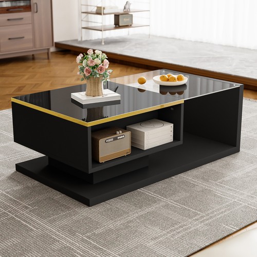 90cm modern glass - modern, table