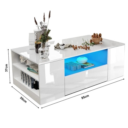 High gloss coffee table - gloss,