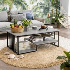 3-Tier Faux Marble Coffee