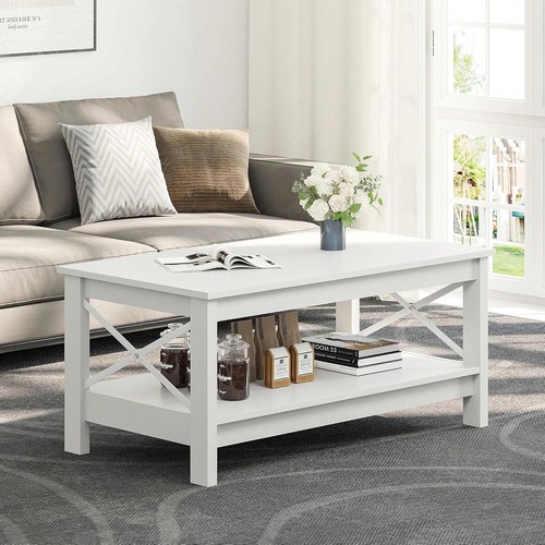 White tier wooden coffee - tier,