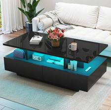 High Gloss LED Coffee Table