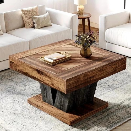 Square coffee table - square,